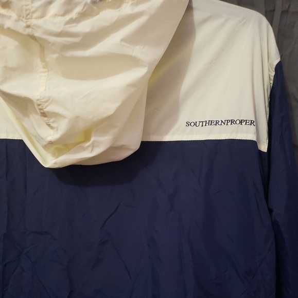 Southern Proper Horizon Windbreaker Adult XXL navy and cream - Picture 4 of 4